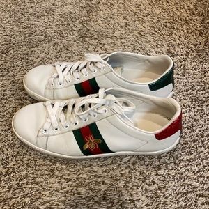 Gently used authentic Gucci ace sneakers